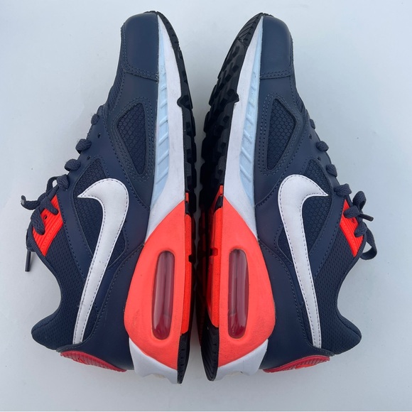 Nike Air Max IVO Marathon Running Shoes 580519 Blue and Orange - US 8.5 EU 40